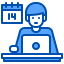 Работа из дома иконка 64x64