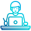 Работа из дома иконка 64x64