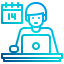 Работа из дома иконка 64x64