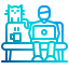 Работа из дома иконка 64x64