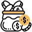 Money bag icon 64x64
