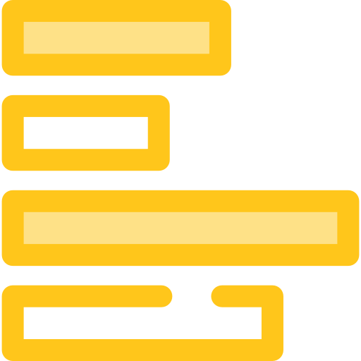 Left alignment icon