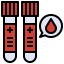 Blood sample icon 64x64