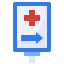 Hospital sign icon 64x64