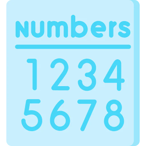 Numbers icon