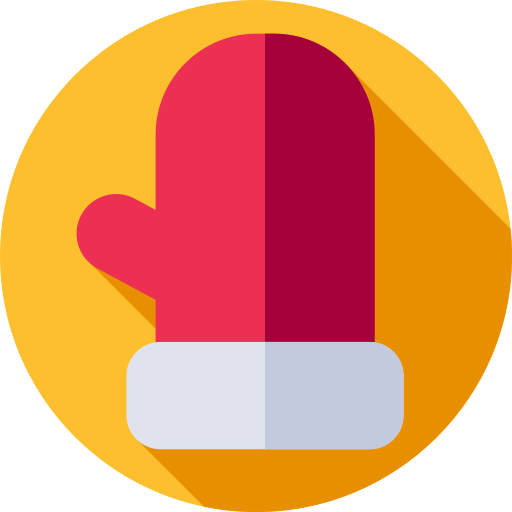 Winter gloves icon