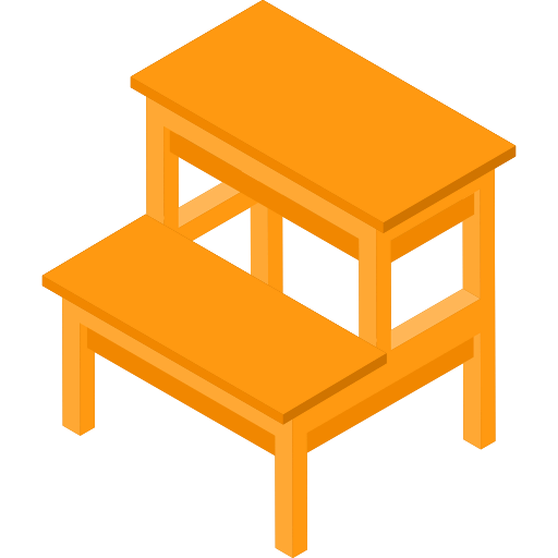 Step stool icon