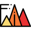 Pyramid chart Ikona 64x64