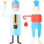 Blood test icon 64x64