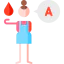 Blood type a icon 64x64