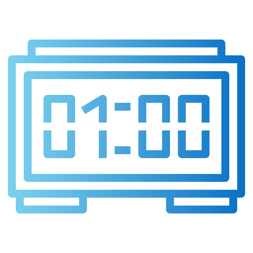 Digital clock biểu tượng