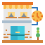 Clock shop icon 64x64
