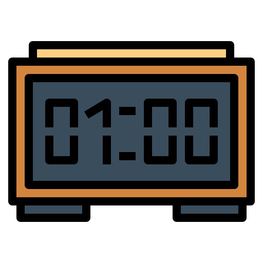 Digital clock icon