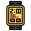 Digital watch icon 64x64
