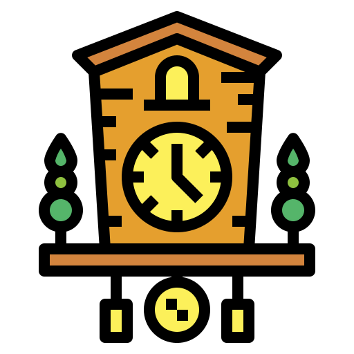 Cuckoo clock icon