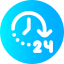 24 hours icon 64x64