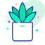 Plant pot icon 64x64