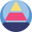 Pyramid chart icon 64x64