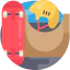 Skateboarding icon 64x64