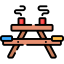 Camping table icon 64x64