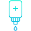 Intravenous saline drip icon 64x64