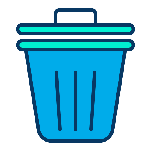 Trash bin icon