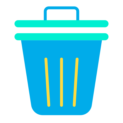 Trash bin icon
