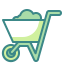 Wheelbarrow icon 64x64