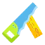 Hand saw ícono 64x64