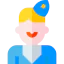 Flight attendant biểu tượng 64x64