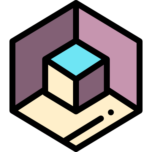 3d cube icon