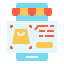 Online shopping icône 64x64