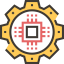 Artificial intelligence icon 64x64