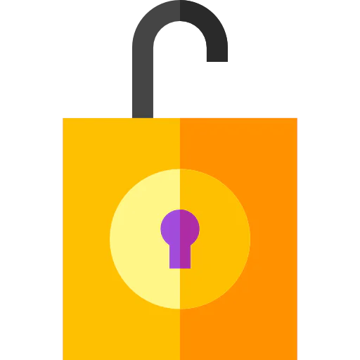 Open padlock icon