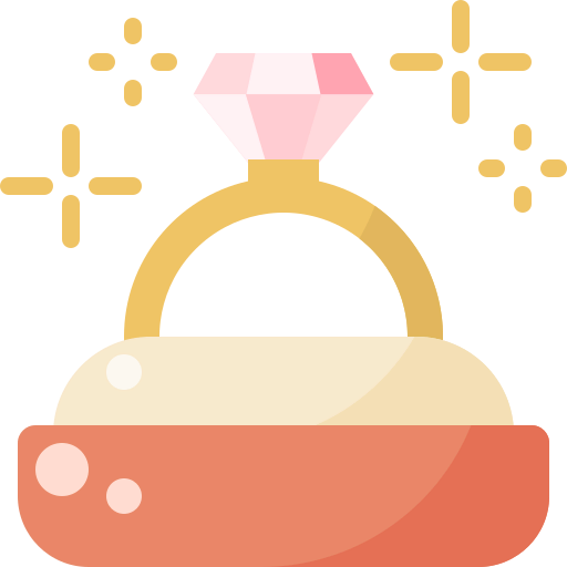 Diamond ring icon