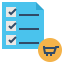 Shopping list icon 64x64
