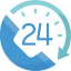 24 hours icône 64x64