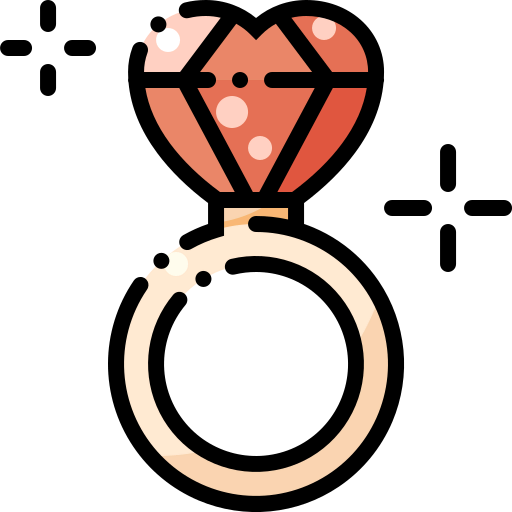 Diamond ring icon