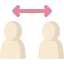 Social distancing Symbol 64x64