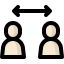 Social distancing Symbol 64x64