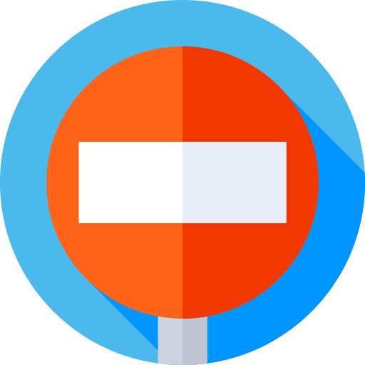 No entry icon