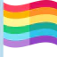 Rainbow flag 상 64x64
