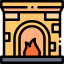 Fireplace icon 64x64