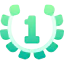 Number one ícono 64x64