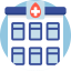 Medical center icon 64x64