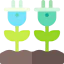 Green energy icon 64x64