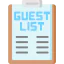 Guest list icon 64x64