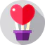 Hot air balloon icon 64x64