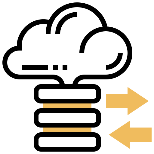 Cloud storage icon