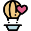 Hot air balloon icon 64x64